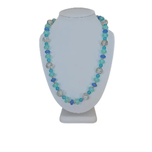 Vintage Signed Trifari Beaded Multicolor  Long Necklace. - Picture 8 of 8